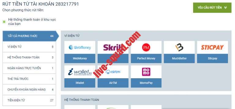 1xbet rút tiền 2